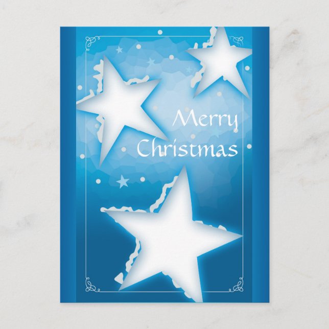 Feliz Navidad | Estrellas decorativas del invierno (Anverso)