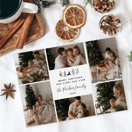 Feliz Navidad Familia 6 Colaje de Fotos