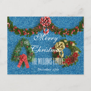 Feliz Navidad Familia Diciembre de 2016 Azul de fl