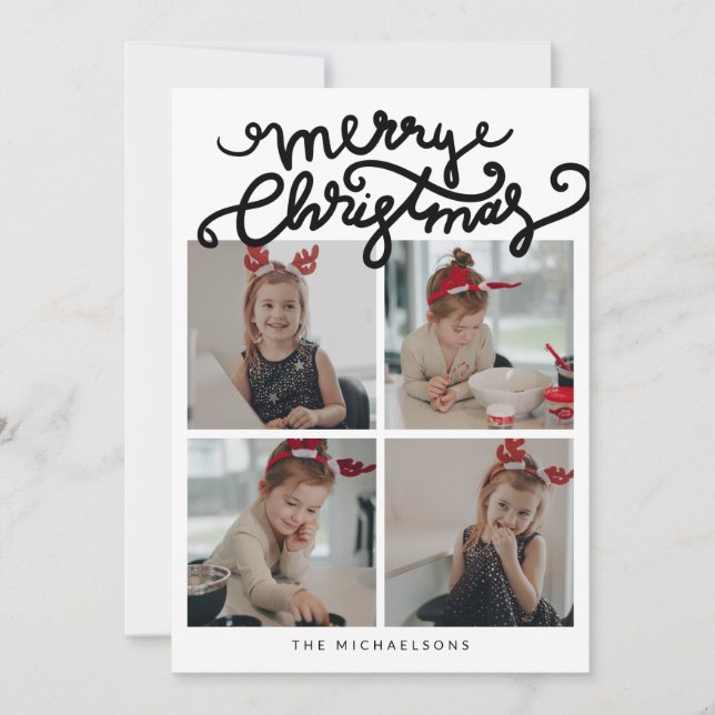 FELIZ NAVIDAD Felices Festividades Añadir tus foto (Anverso)