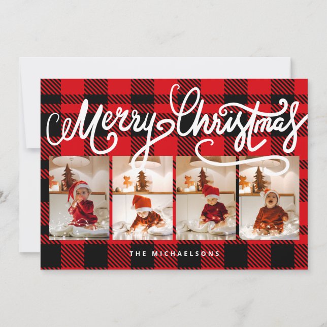 FELIZ NAVIDAD Felices Festividades Añadir tus foto (Anverso)