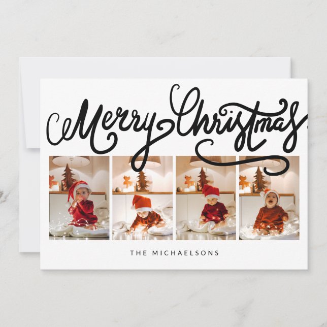 FELIZ NAVIDAD Felices Festividades Añadir tus foto (Anverso)