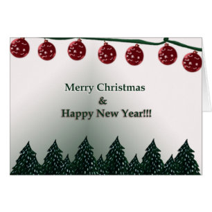 Feliz Navidad, felices Navidades de Año Nuevo