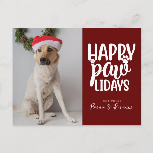 FELIZ NAVIDAD | Felices Paw-lidays (Anverso)