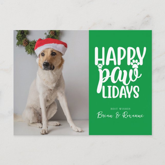 FELIZ NAVIDAD | Felices Paw-lidays (Anverso)