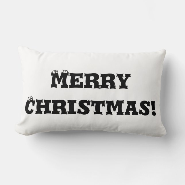 Feliz Navidad Feliz Año Nuevo almohada (Anverso)