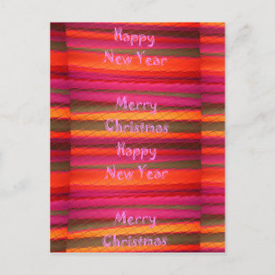Feliz Navidad Feliz Año Nuevo Diseño de Color de L