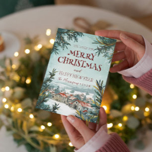 Feliz Navidad Feliz Año Nuevo Invierno