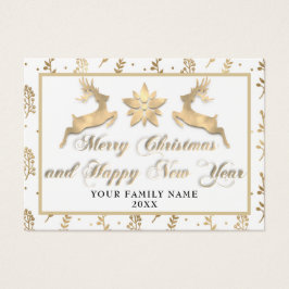 Feliz Navidad Feliz Año Nuevo Nombre Foto Blanco