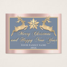 Feliz Navidad Feliz Año Nuevo nombre Foto RoseBlue