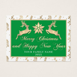 Feliz Navidad Feliz Año Nuevo Nombre Foto Verde