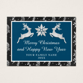 Feliz Navidad Feliz Año Nuevo nombre Navarra plata