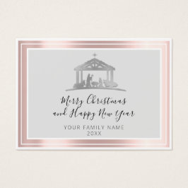 Feliz Navidad Feliz Año Nuevo Rosa de la Sagrada F