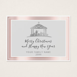 Feliz Navidad Feliz Año Nuevo Rosa de la Sagrada F