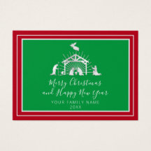 Feliz Navidad Feliz Año Nuevo Santa Familia