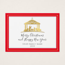 Feliz Navidad Feliz Año Nuevo Santa Familia RedGol