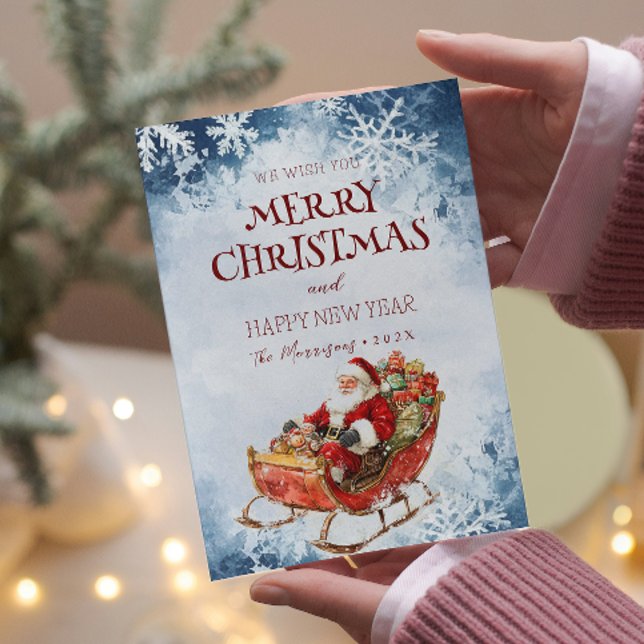 Feliz Navidad Feliz Año Nuevo Santa Invierno (Subido por el creador)