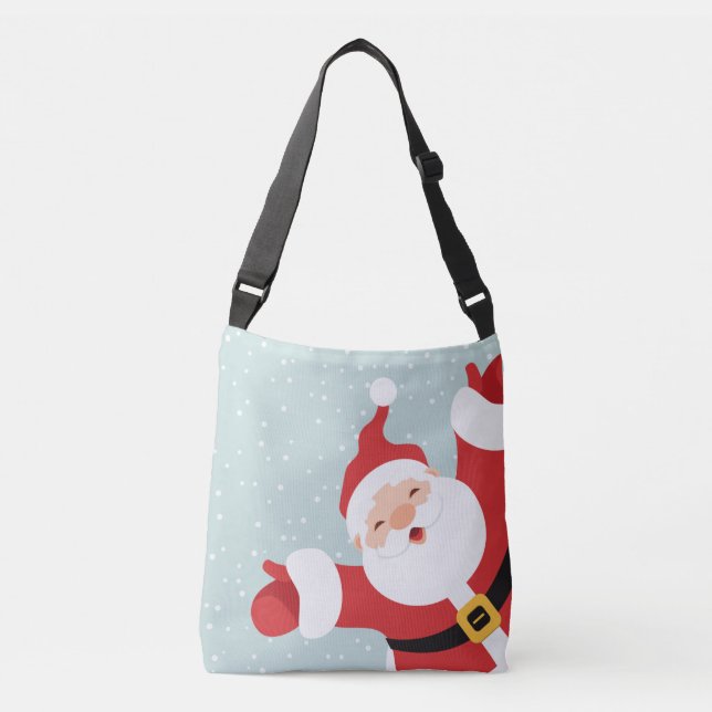 Feliz Navidad Feliz Santa | Bolsa de Crossbody (Anverso)