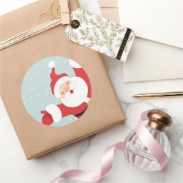 Feliz Navidad Feliz Santa | Sello Pegatina