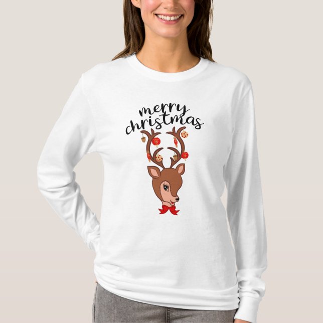 Feliz Navidad" Festividad de las camisetas (Anverso)