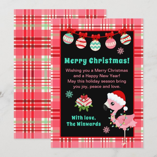 Feliz Navidad Flamenco Festivo (Anverso / Reverso)