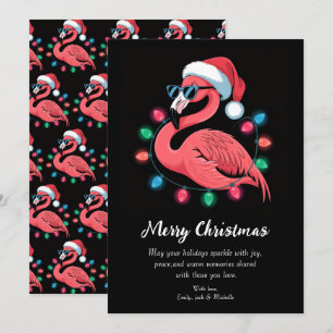 Feliz Navidad Flamenco Rosa Personalizado        
