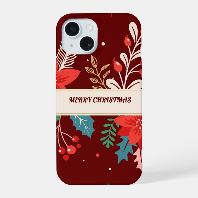 Feliz Navidad Floral (Reverso )