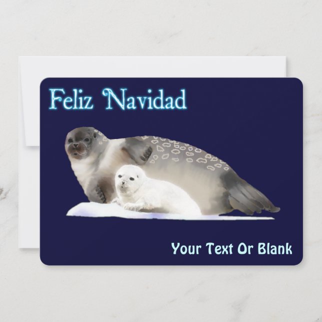 Feliz Navidad - Foca anillada (Anverso)