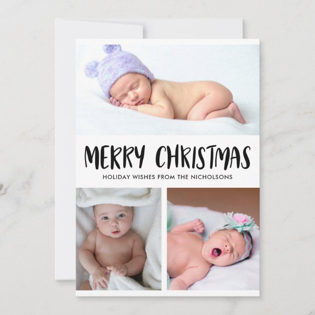 Feliz Navidad | Foto de Baby First Christmas (Anverso)