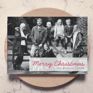 Feliz Navidad   Foto de grupo familiar moderno