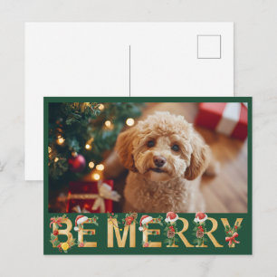 Feliz Navidad Foto de Mascota Adorable