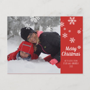 Feliz Navidad Foto Personalizada de Navidad