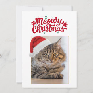 Feliz Navidad Foto Personalizada de Vacaciones