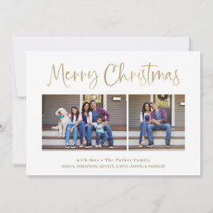 Feliz Navidad   Fotografía múltiple Gold Modern