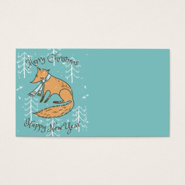 Feliz Navidad Fox Cozy (Frente)