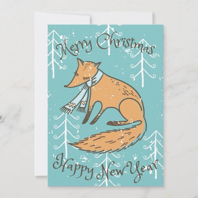 Feliz Navidad Fox Cozy (Anverso)