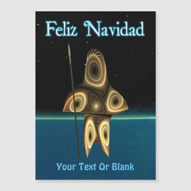 Feliz Navidad - Fractal Inuit Hunter (Anverso)