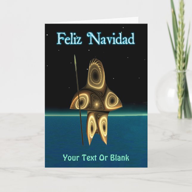 Feliz Navidad - Fractal Inuit Hunter (Anverso)