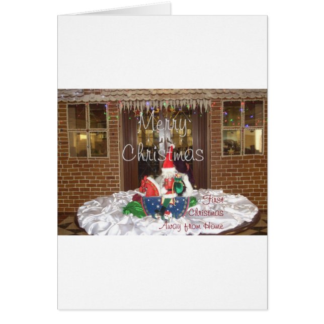 Feliz Navidad fuera de casa Inspirado en A (Frente)