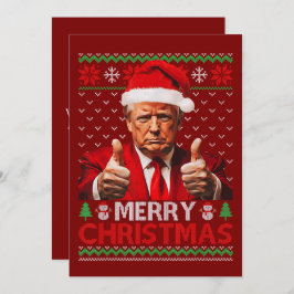 Feliz Navidad Funny Trump Papá Noel