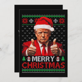 Feliz Navidad Funny Trump Papá Noel