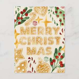 Feliz Navidad Galletas con pan de jengibre