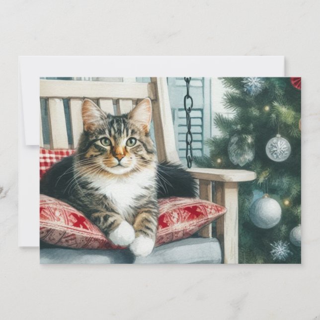 Feliz Navidad Gatito Adorable  (Anverso)