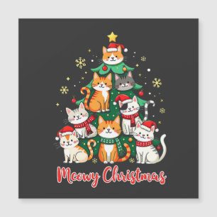 Feliz Navidad Gato Divertido Kitten Navidad Árbol