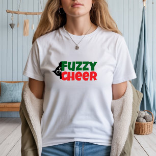 Feliz Navidad Gato Mamá divertido camiseta roja ve