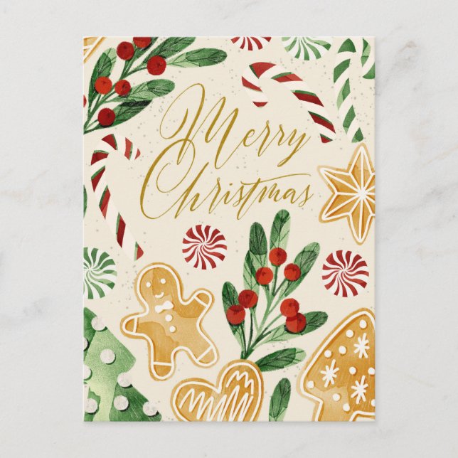 Feliz Navidad Gingerbread Cookies (Anverso)