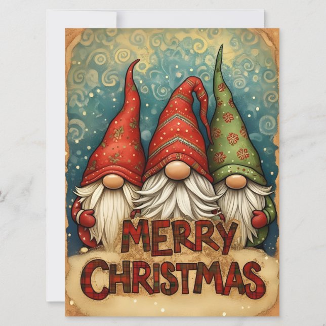 Feliz Navidad Gnomes (Anverso)