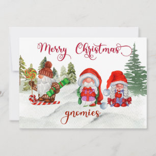 Feliz Navidad Gnomies Fiesta de Gnomos
