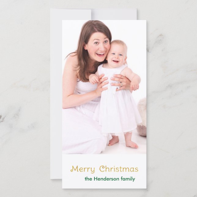 Feliz Navidad Golden Sparkle (Anverso)