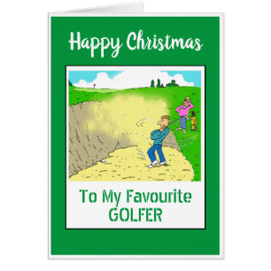 Feliz Navidad Golfista